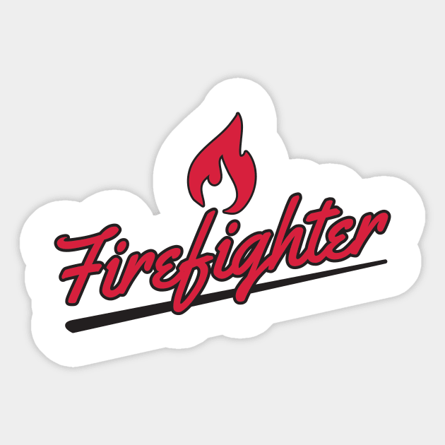 Firefighter Sticker by nektarinchen